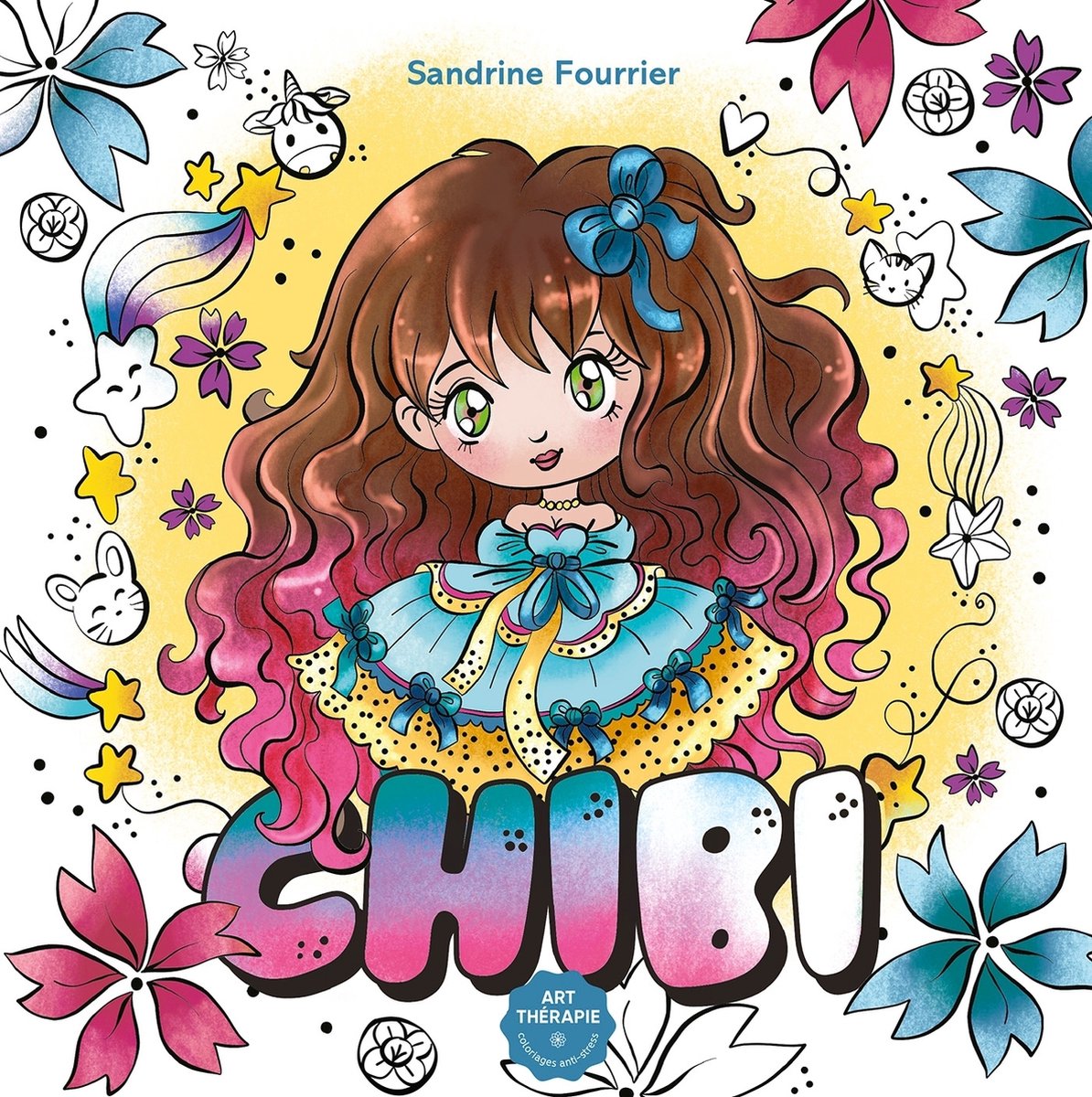 Hachette heroes chibi art therapie coloring book - sandrine fourrier - - kleurboek voor volwassenen