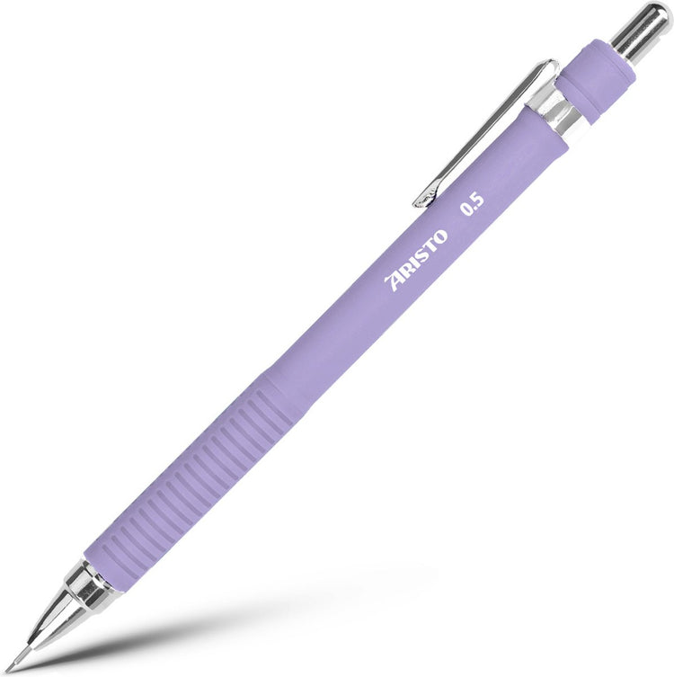 Aristo vulpotlood - studio art series - penpunt 0.5mm - hardheid hb - met gum - soft lavender - ar-85717