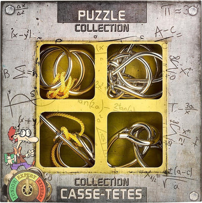 Eureka metalen breinpuzzels expert, 4st.