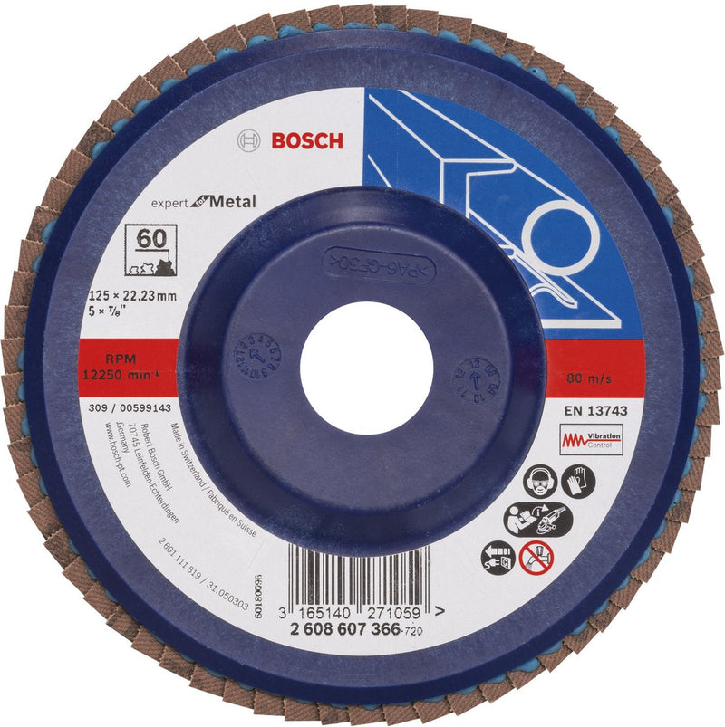 Bosch - lamellenschuurschijf 125 mm, 22,23 mm, 60