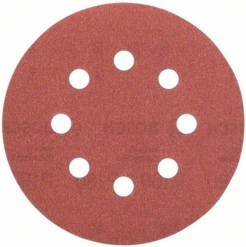 Bosch 5-delige schuurbladset voor excenterschuurmachines 125 mm - korrel 180
