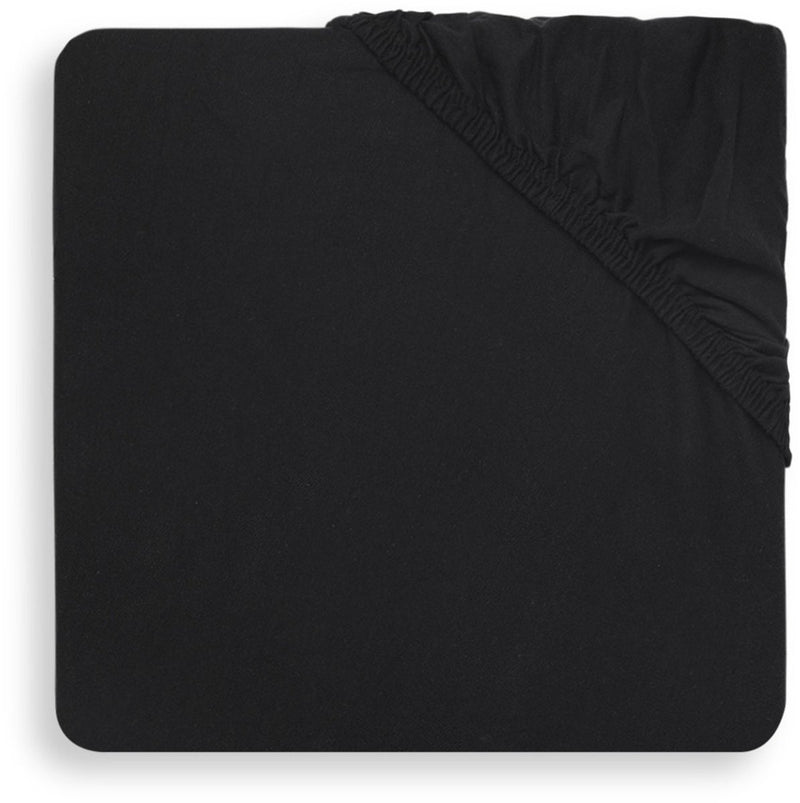 Jollein hoeslaken jersey 60x120cm black