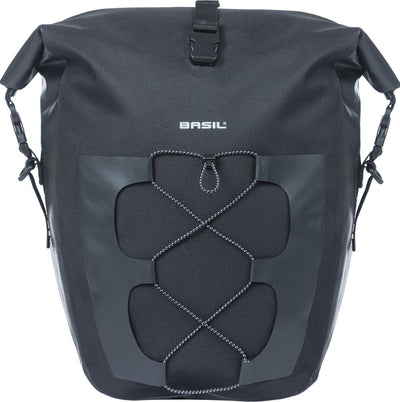 Basil Navigator Waterproof enkele fietstas, zwart