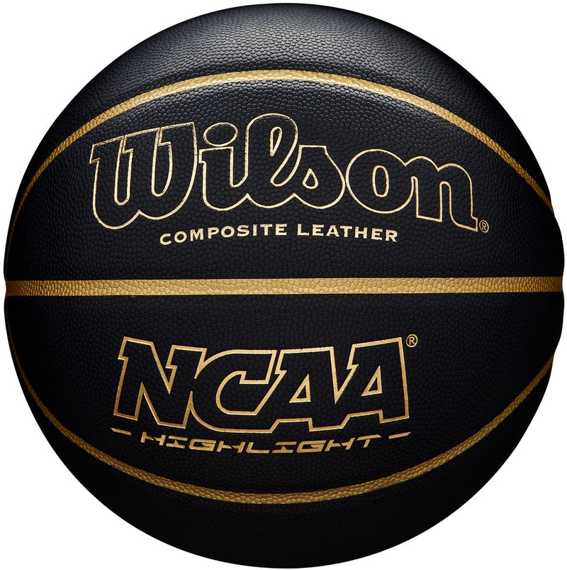 Wilson ncaa highlight basketbal maat 7 - zwart goud one size