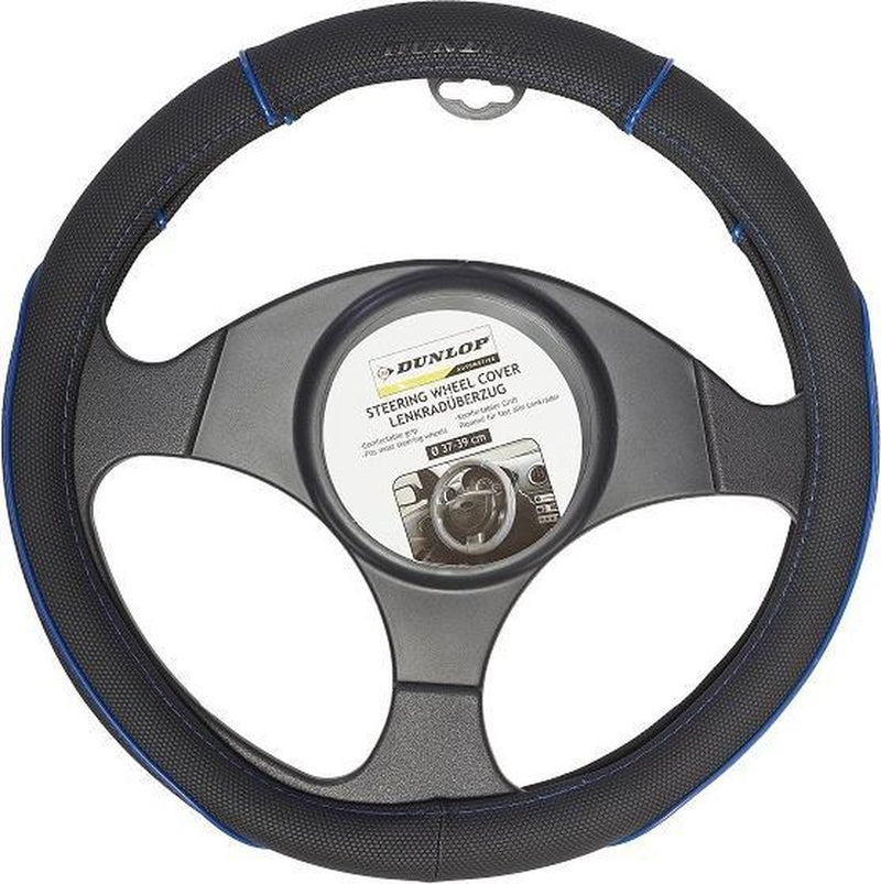 Dunlop stuurhoes - universeel - pu - zwart blauw - ø37-39 cm