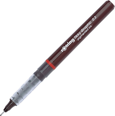 Rotring tikky graphic-fineliner | zwarte inkt | 0,3 mm | 1 stuk