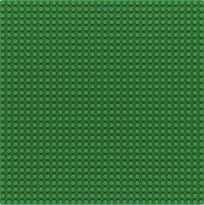 Sluban bricks base - grondplaat basisplaat bouwplaat voor bouwstenen groen - 32x32 noppen - 25,6 x 25,6 cm m38‑b0833c vanaf 4 jaar