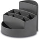 Han pennenbak - rondo karma - 9-vaks - grijs - 100% gerecycled materiaal - ha-17468-18