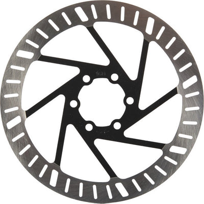 Elvedes primax e remschijf �160mm incl. 6 bouten zwart zilver