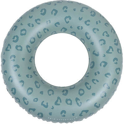 Swim essentials - zwemband - ø95 cm - groen - leopard - kind - flamingohoofd
