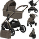 Lionelo layla - kinderwagen 3in1 - xxl set - incl. i-size autostoel - veelzijdig en jaarrond - grote wielen - bediening met een hand - voor alle soorten terrein - accessoireset