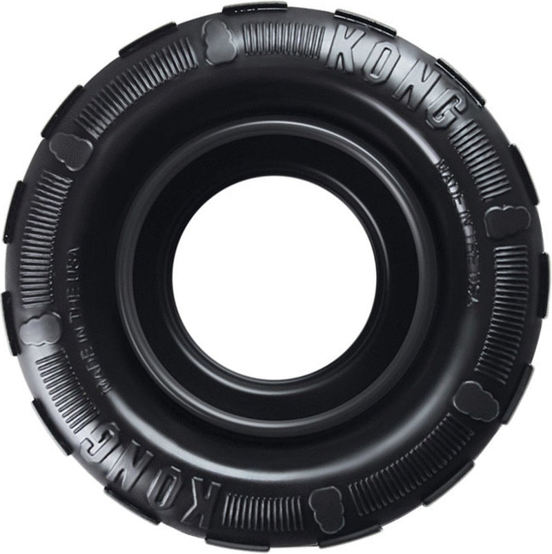 Kong traxx hondenspeelgoed - rubber - m l- zwart m