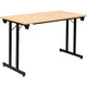 Vouwtafel sodematub tpmu126 hout bruin, zwart