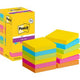 Post-it super sticky notes 654-sscarn-p8+4 76x76 mm effen