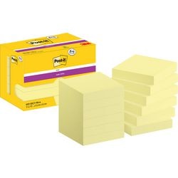 Post-it super sticky notes 622-sscy-p8+4 47.6x47.6 mm effen geel