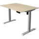Zit-sta-bureau kerkmann 10226750 move 1 esdoorn; zilver