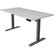 Zit-sta-bureau kerkmann 10181311 melamine antraciet; lichtgrijs