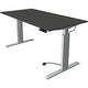 Zit-sta-bureau kerkmann 10232913 spaanplaat antraciet, zilver