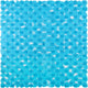Differnz lapis anti-slip inlegmat douche 54x54cm blauw transparant