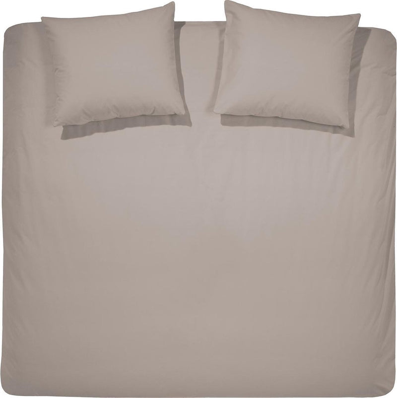 Cinderella morning dekbedovertrek - tweepersoons - flanel - lits-jumeaux - 240x200 220 cm - taupe