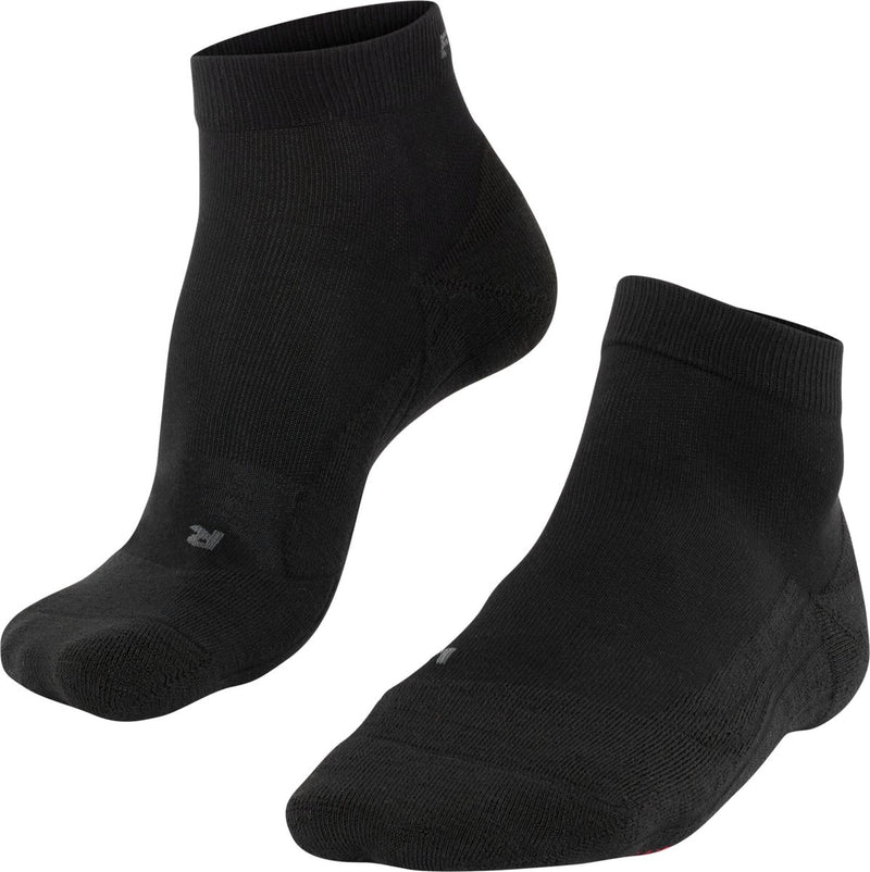 Falke go2 short anti-blaar katoen functioneel materiaal golfsokken heren zwart - maat 44-45