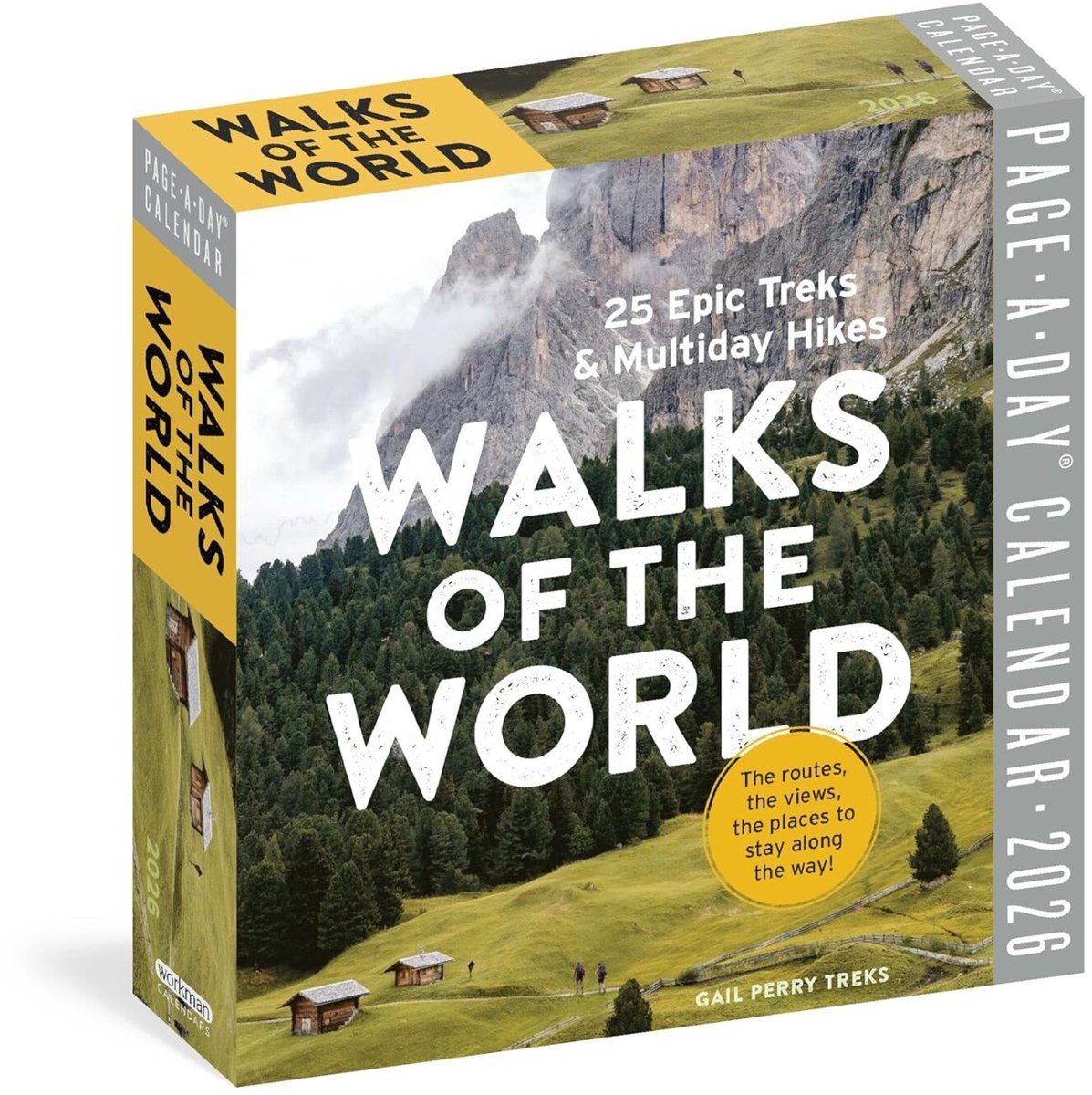 Merkloos sans marque wandelkalender 2026: 25 epische meerdaagse trektochten en hiketochten