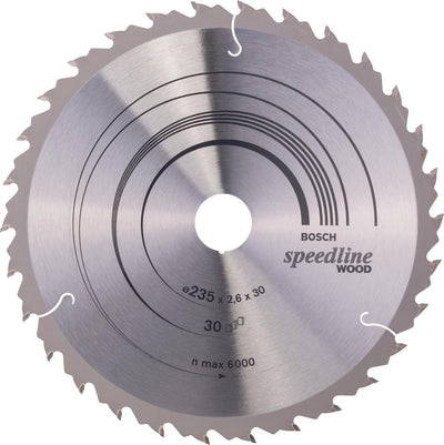 Bosch - cirkelzaagblad standard for wood speed 235 x 30 25 x 2,6 mm, 30