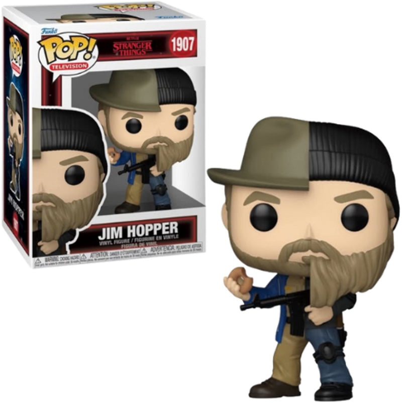 Funko pop! television: stranger things - jim hopper (split) #1907