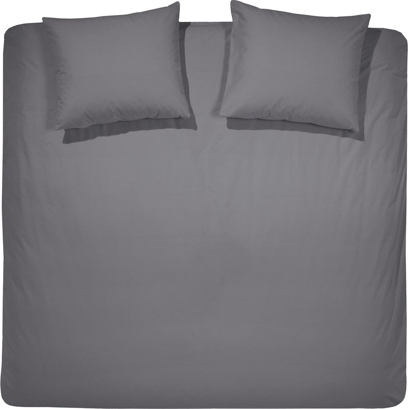 Cinderella morning 2-persoons dekbedovertrekset 200x200cm flanel antraciet + 2 kussenslopen 60x70