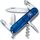 Victorinox spartan zakmes - 12 functies - transparant blauw
