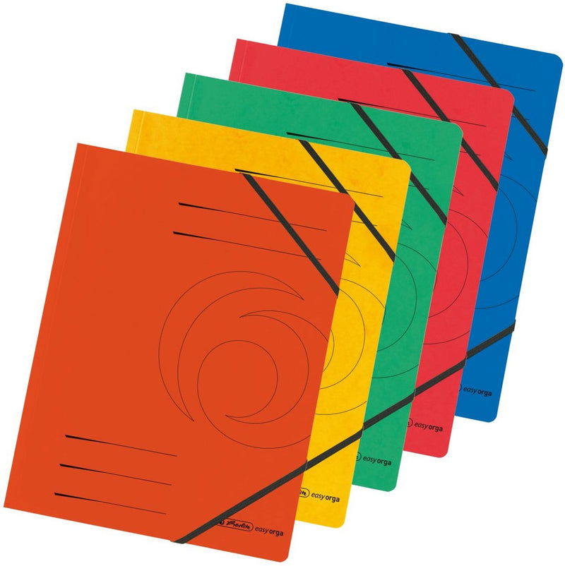 Herlitz eckspanner a4 quality farb.sort. 5er packung