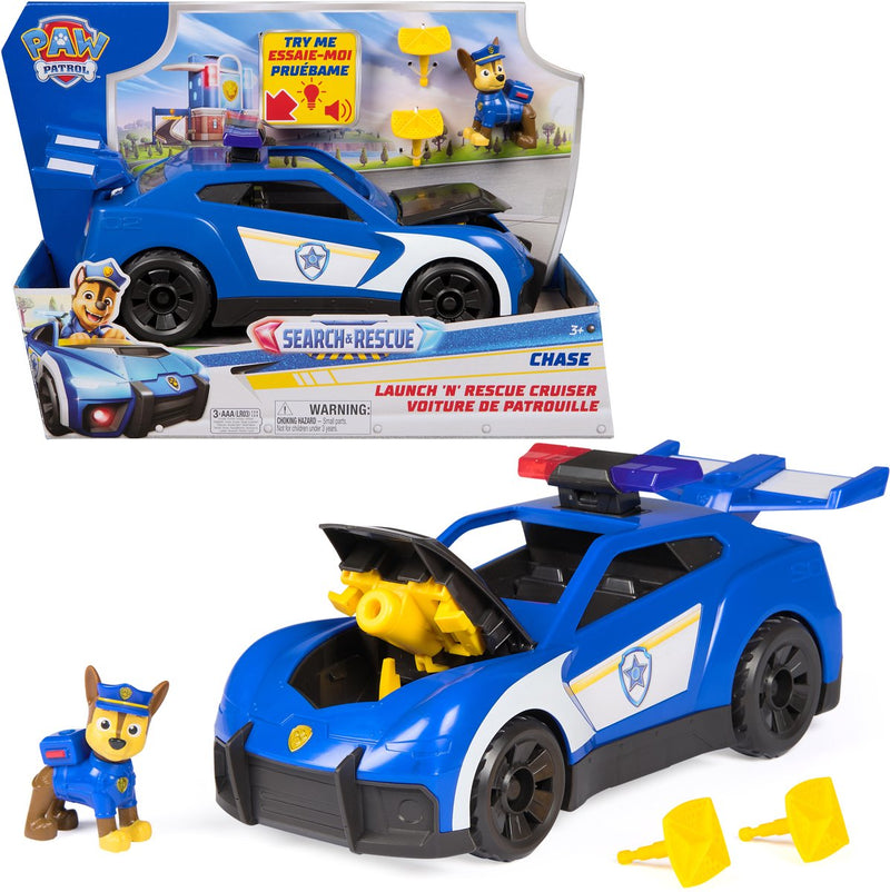 Paw patrol search rescue voertuig chase police car