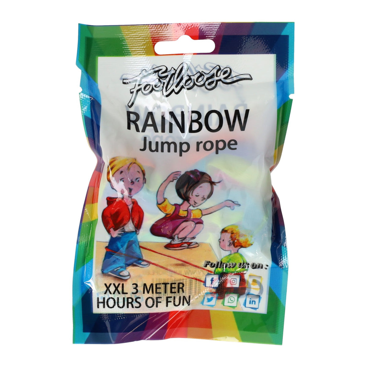 Regenboog springelastiek, 3 meter