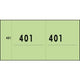 Sigel nummerblok - expres - groen - 10 blok a 100 vel - genummerd 1 t m 1000 - si-76153