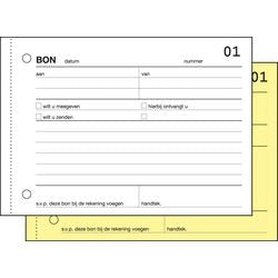 Bonnenboek sigel a6 wit 148 mm x 100 mm x 7 mm