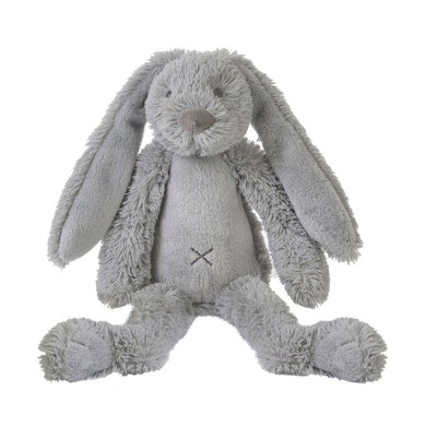 Happy horse konijn richie knuffel 28cm - grijs - baby knuffel