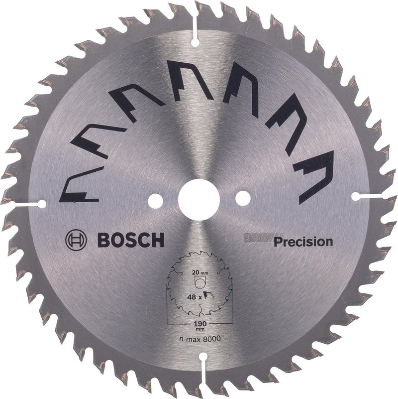 Bosch cirkelzaagblad precision 190 x 20 x 2,5 mm - 48 tanden