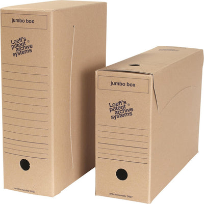 Bankers box loeff's archiefdozen jumbo box 37 x 25,5 x 11,5 cm 25 stuks fsc