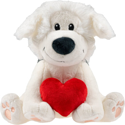 Samson marie samson en marie knuffel pluche samson met hart, 30cm