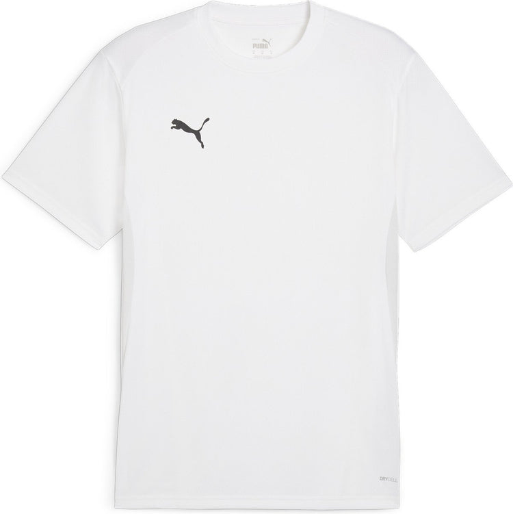 Puma teamgoal jersey heren sportshirt - white- black-feather gray