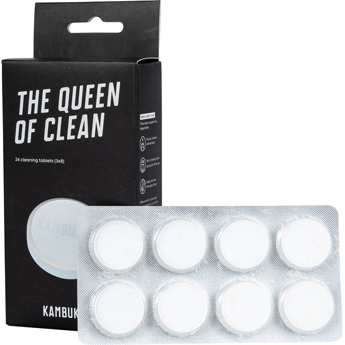 Kambukka queen of clean (3x8 pcs) onderdeel white