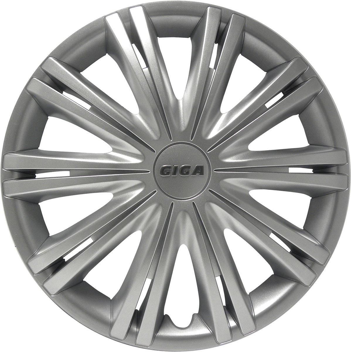 Carpoint wieldoppen giga 14 inch abs zilver set van 4