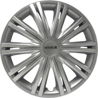 Carpoint wieldoppen giga 14 inch abs zilver set van 4