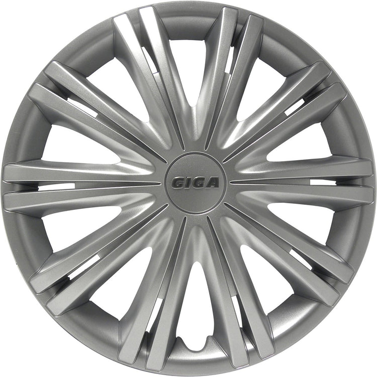 Carpoint wieldoppen giga 14 inch abs zilver set van 4
