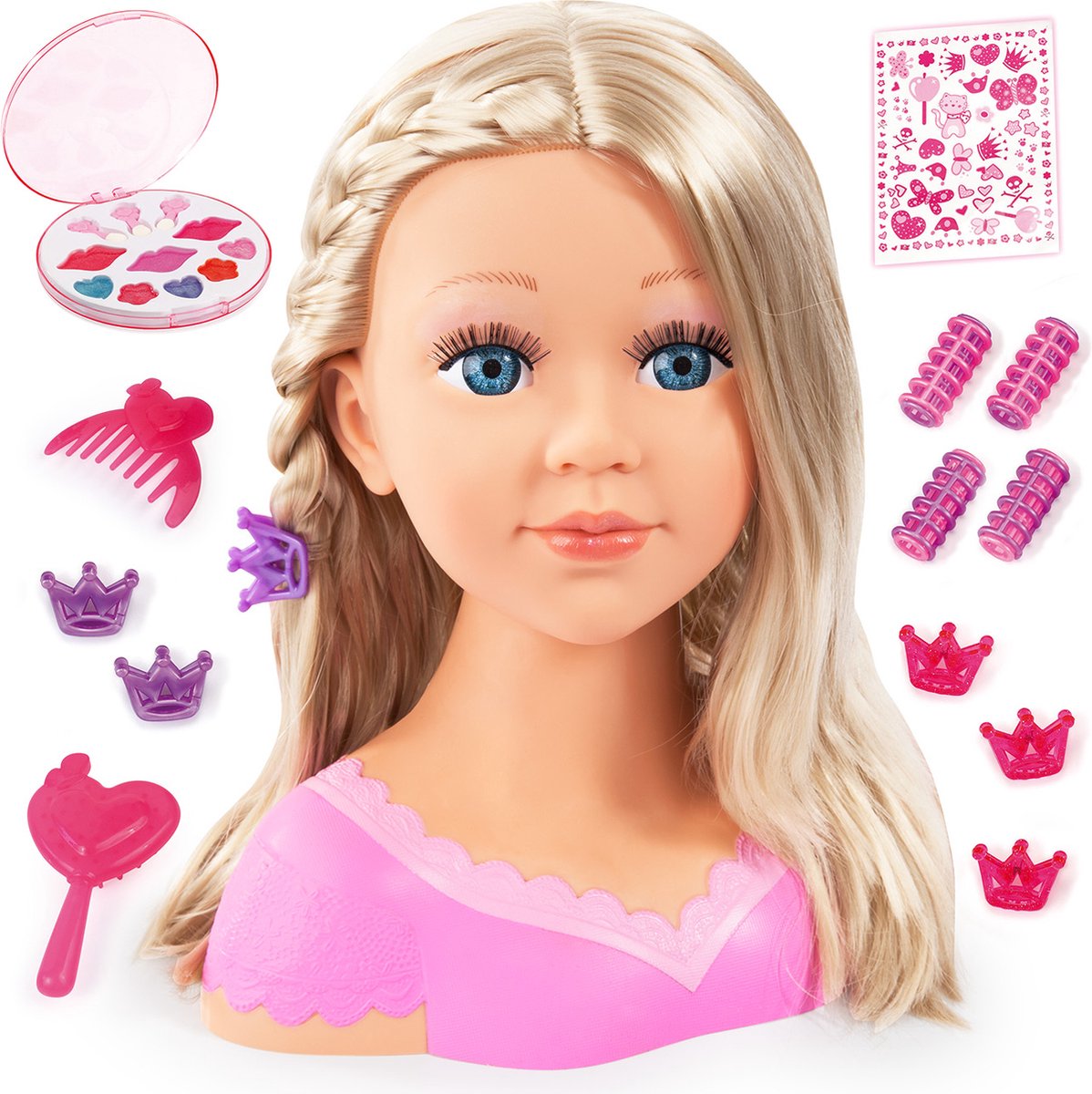 Bayer design - kaphoofd charlene super model - blond haar