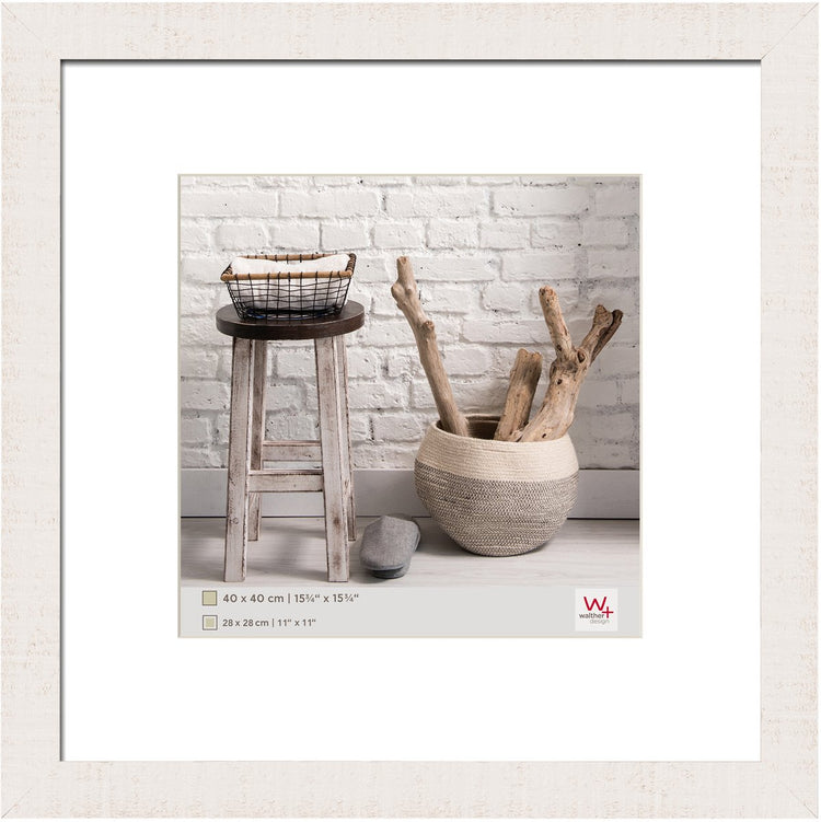 Walther home - houten lijst - fotoformaat 40x40 cm - polair wit