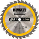 Dewalt construction - cirkelzaagblad - 184mm - 30t - houtbewerking