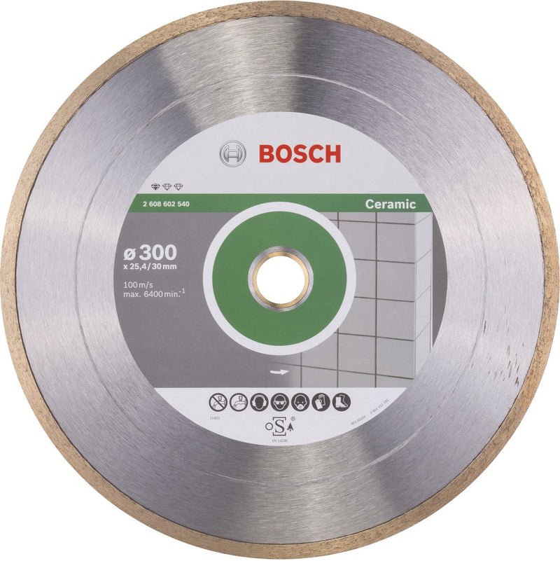 Bosch - diamantdoorslijpschijf standard for ceramic 300 x 30+25,40 x 2 x 7 mm