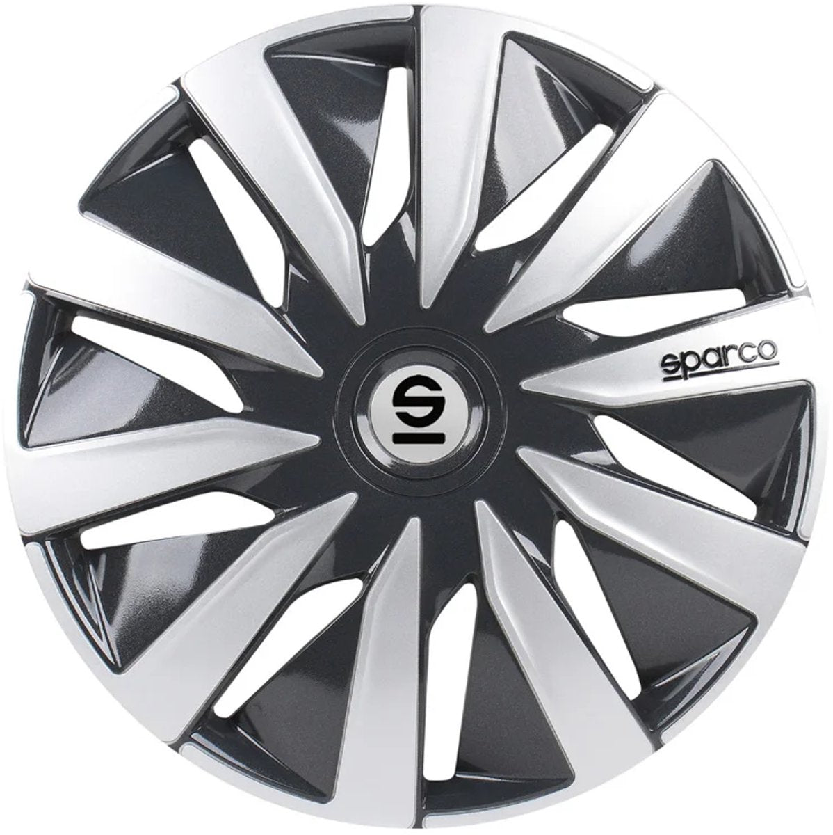 Sparco - wieldoppen - velgen - lazio - 15 inch - grijs zilver