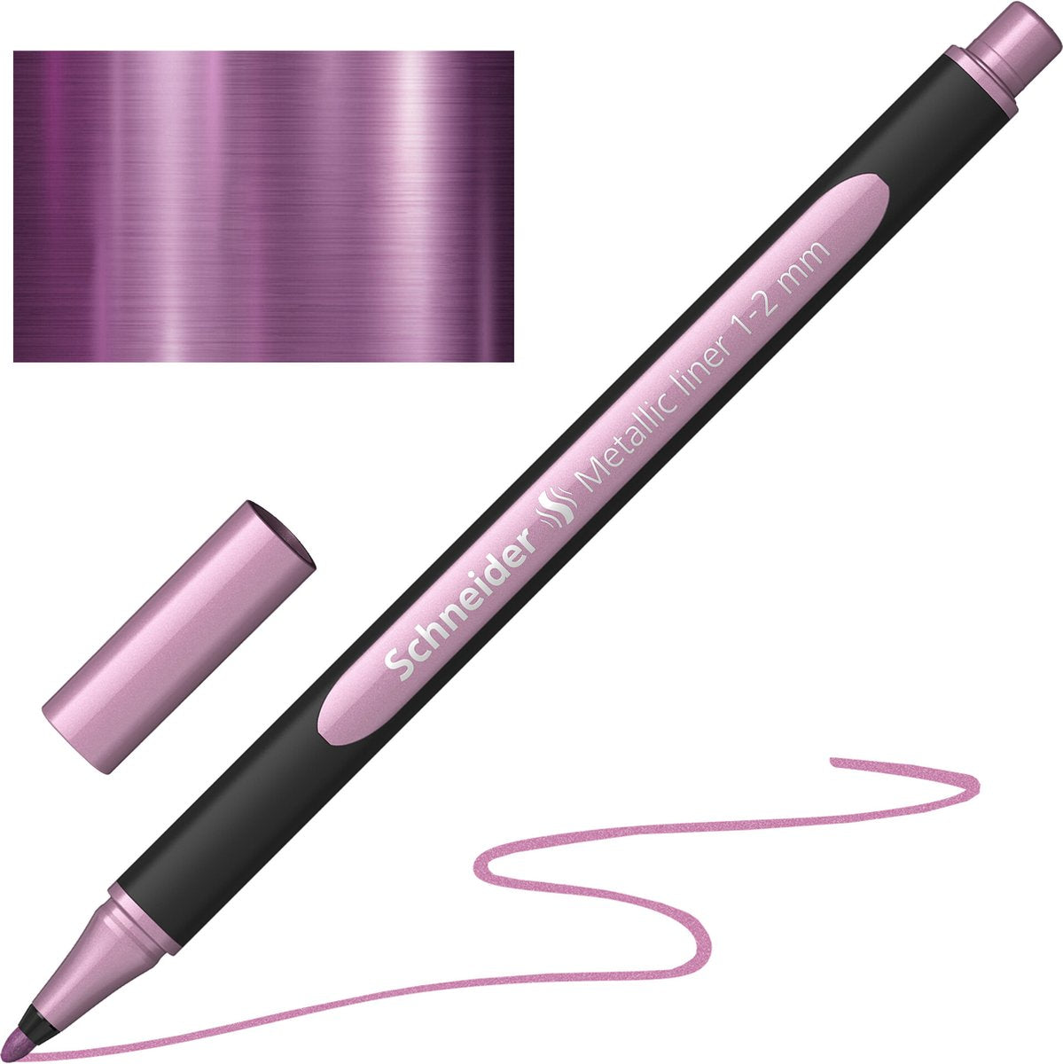 Schneider schrijfwaren schneider metallic liner - paint-it 020 - 1-2mm - roze metallic - s-ml02001121